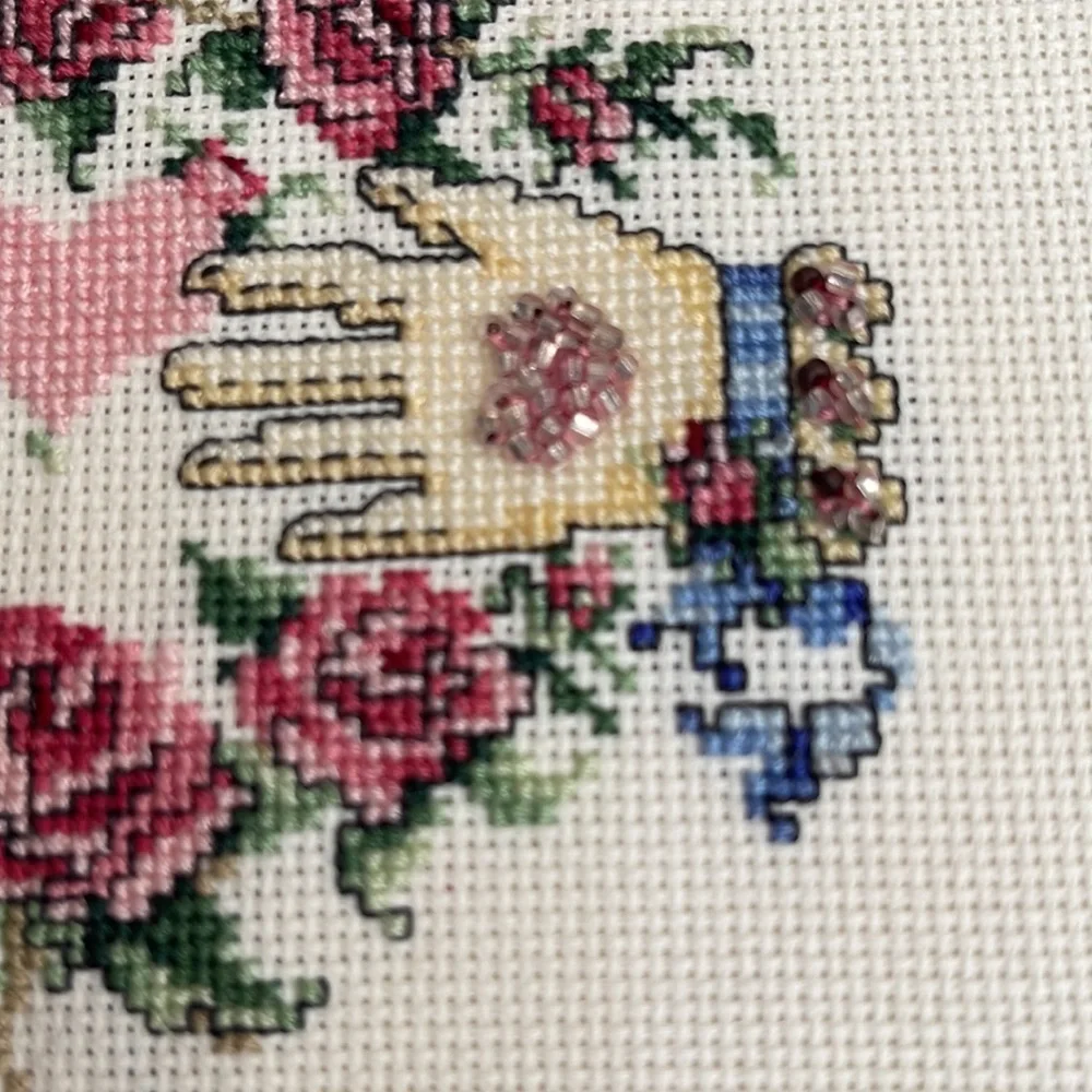 Wedding Love Vintage Cross Stitch